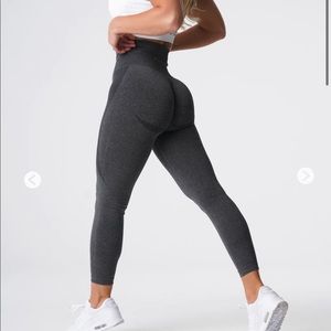 NVGTN speckled black seamless contour leggings